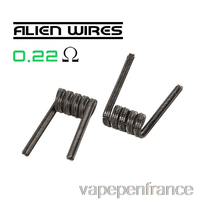 Wotofo Comp Wire - Bobines Préconstruites 0,22ohm Alien - Pack De 10 Stylos Vape